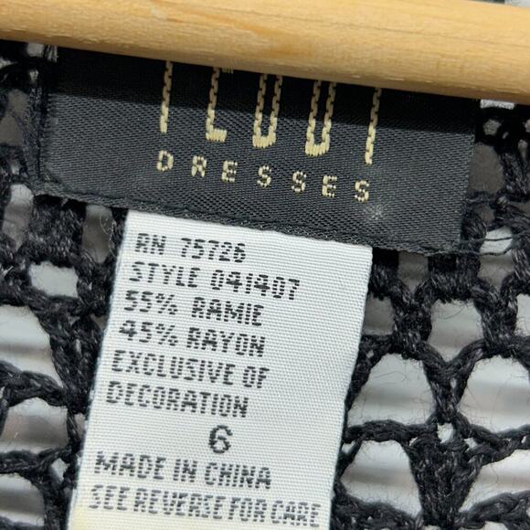 Vintage Y2K 2000s 90s Teddi Crochet Knit Short Sleeve Cardigan Sweater Tee 6 - Picture 7 of 7